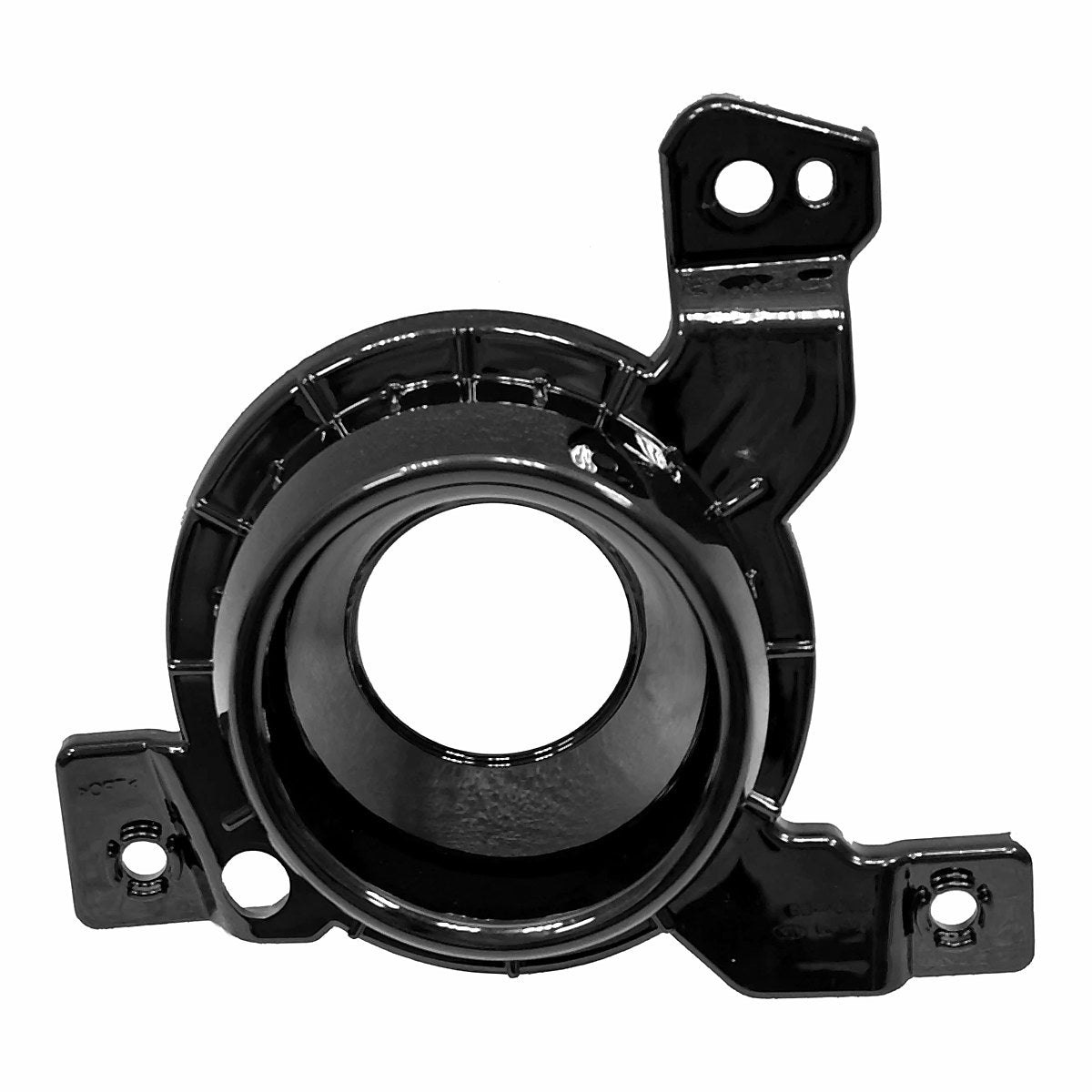 2019-2021 Kia Forte Fog Light Bezel Front Passenger Side Gloss Black Finish S/Ex Model (Mounted In Lower Grille) – Front View (KI1039136)