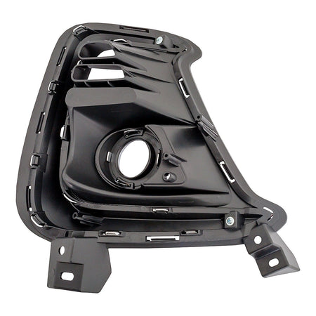 2019-2020 Kia Sorento Fog Light Bezel Front Passenger Side Dark Gray With Chrome Molding Use With Halogen Fogs Sx/Sx Ltd/Ex Models – Back View (KI1039149)