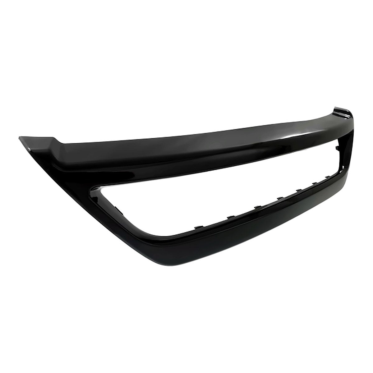 2010-2011 Kia Rio_Sedan Grille Moulding Lower Painted-Black – Side View (KI1044102)