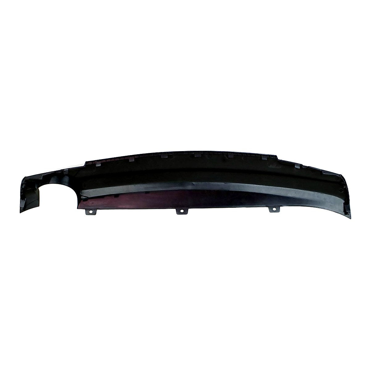2010-2013 Kia Forte Bumper Rear Lower Matte-Black With Right Side Exhaut Hole (Sx )_KI1115101-4
