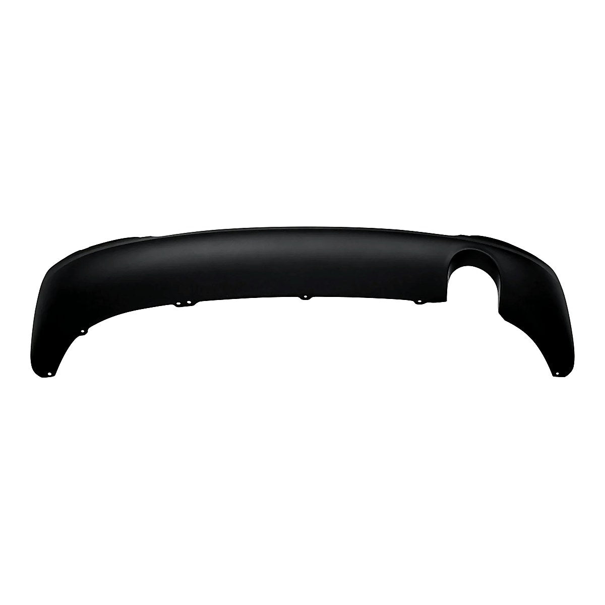 2014-2016 Kia Forte Bumper Rear Lower Matt-Dark Gray With Exht Hole_KI1115105-4