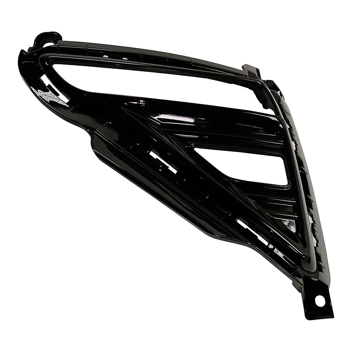 2019-2021 Kia Forte Grille Rear Driver Side Ptd Black Ex/Lxs/S Model – Front View (KI1138101)