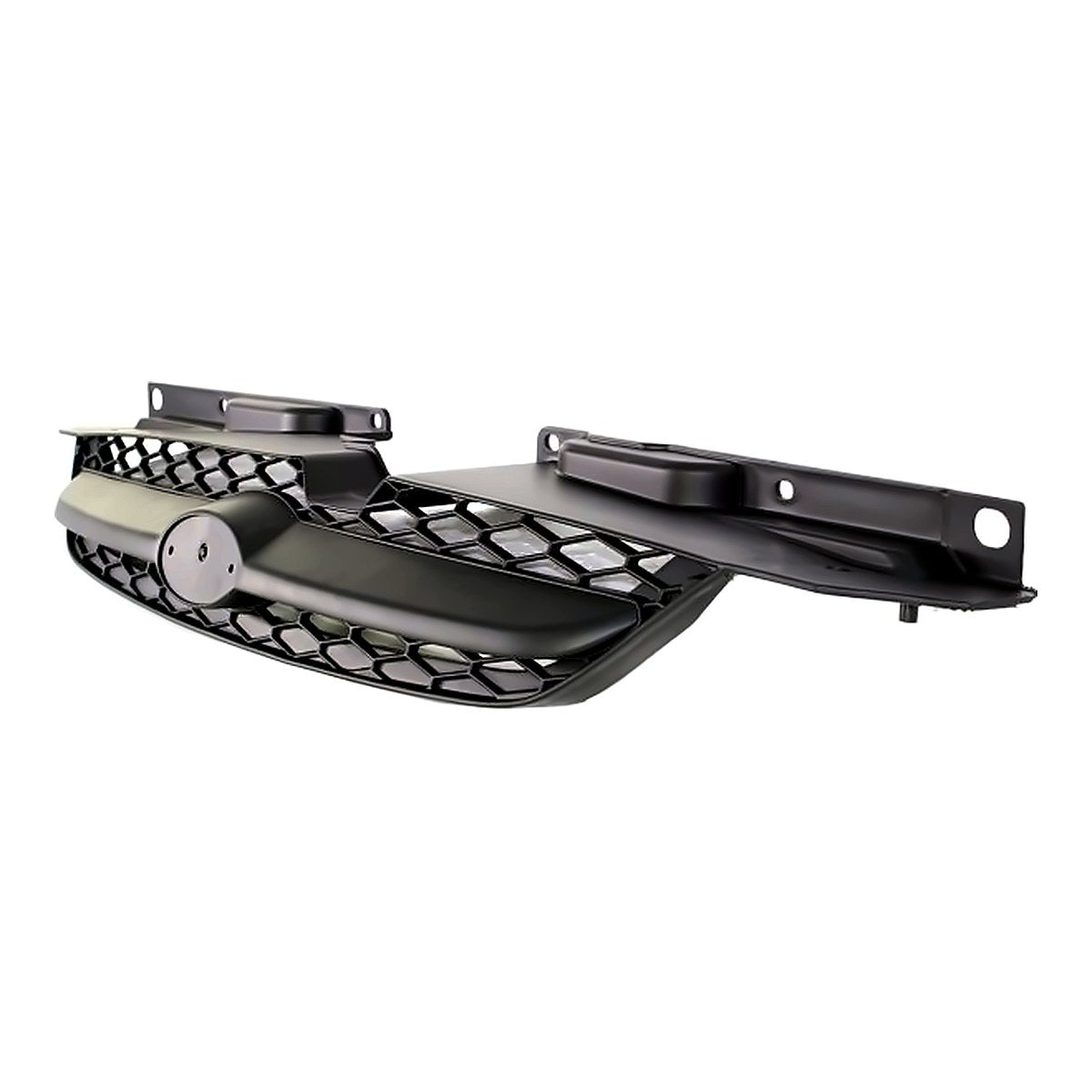 2003-2005 Kia Rio_Sedan Grille Painte Black – Side View (KI1200115)