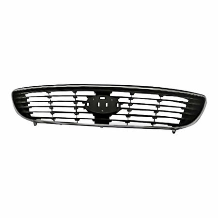2006-2008 Kia Magentis Grille Chrome/Black – Front View (KI1200122)