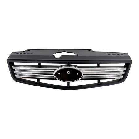 2007 Kia Rio_Sedan Grille Chrome/Black – Front View (KI1200129)