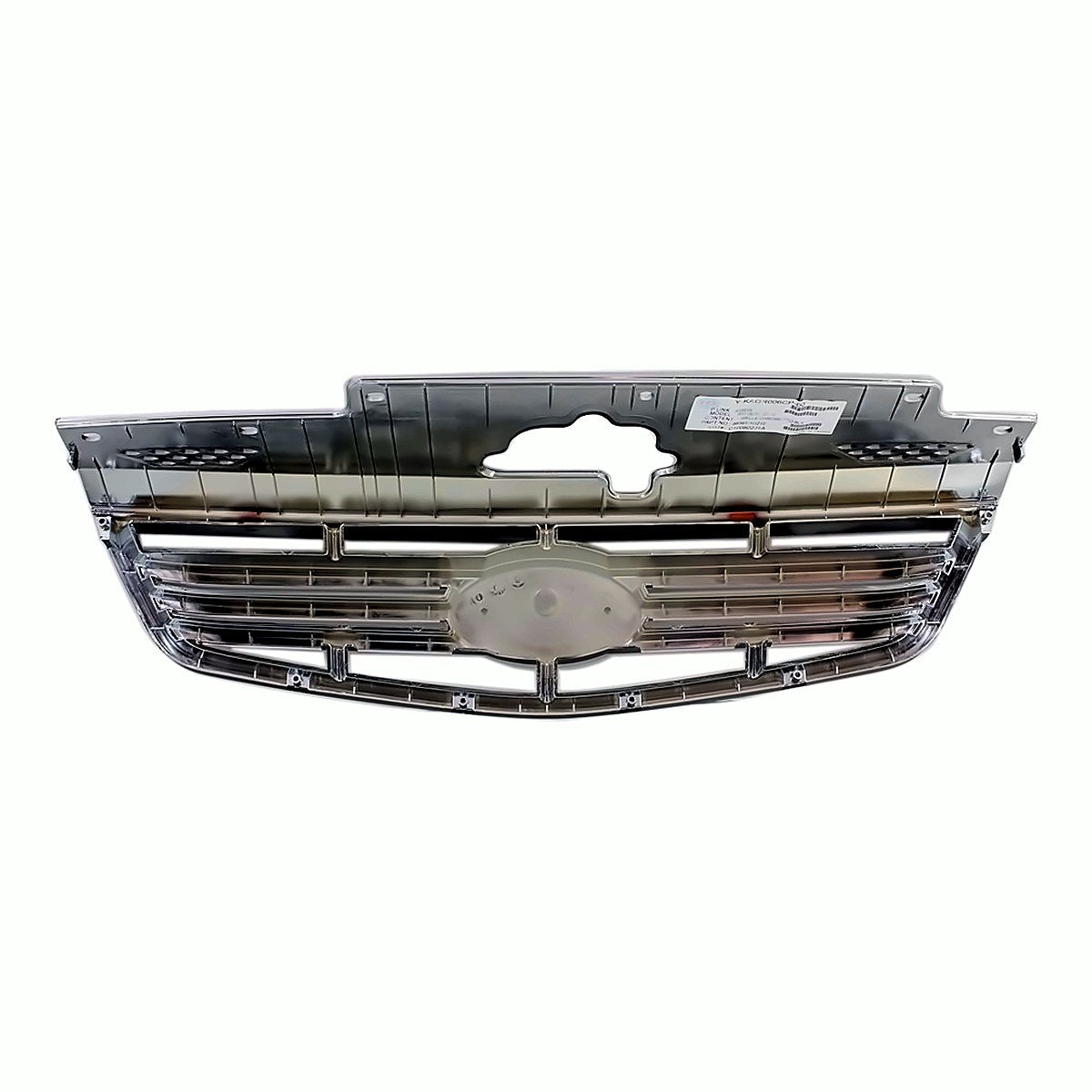 2007 Kia Rio_Sedan Grille Chrome/Black – Back View (KI1200129)