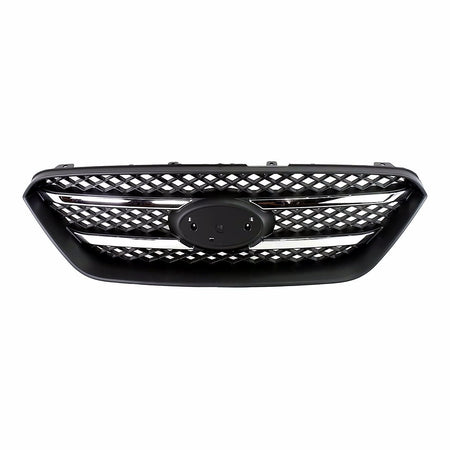 2007-2010 Kia Rondo Grille Chrome/Black – Front View (KI1200131)