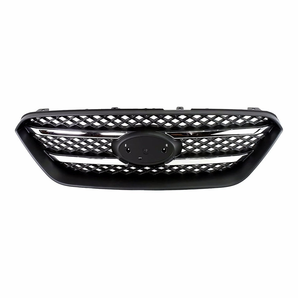 2007-2010 Kia Rondo Grille Chrome/Black – Front View (KI1200131)