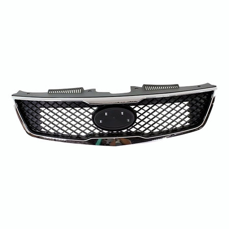 2010 Kia Forte Grille Black With Chrome Moulding Sdn – Front View (KI1200139)