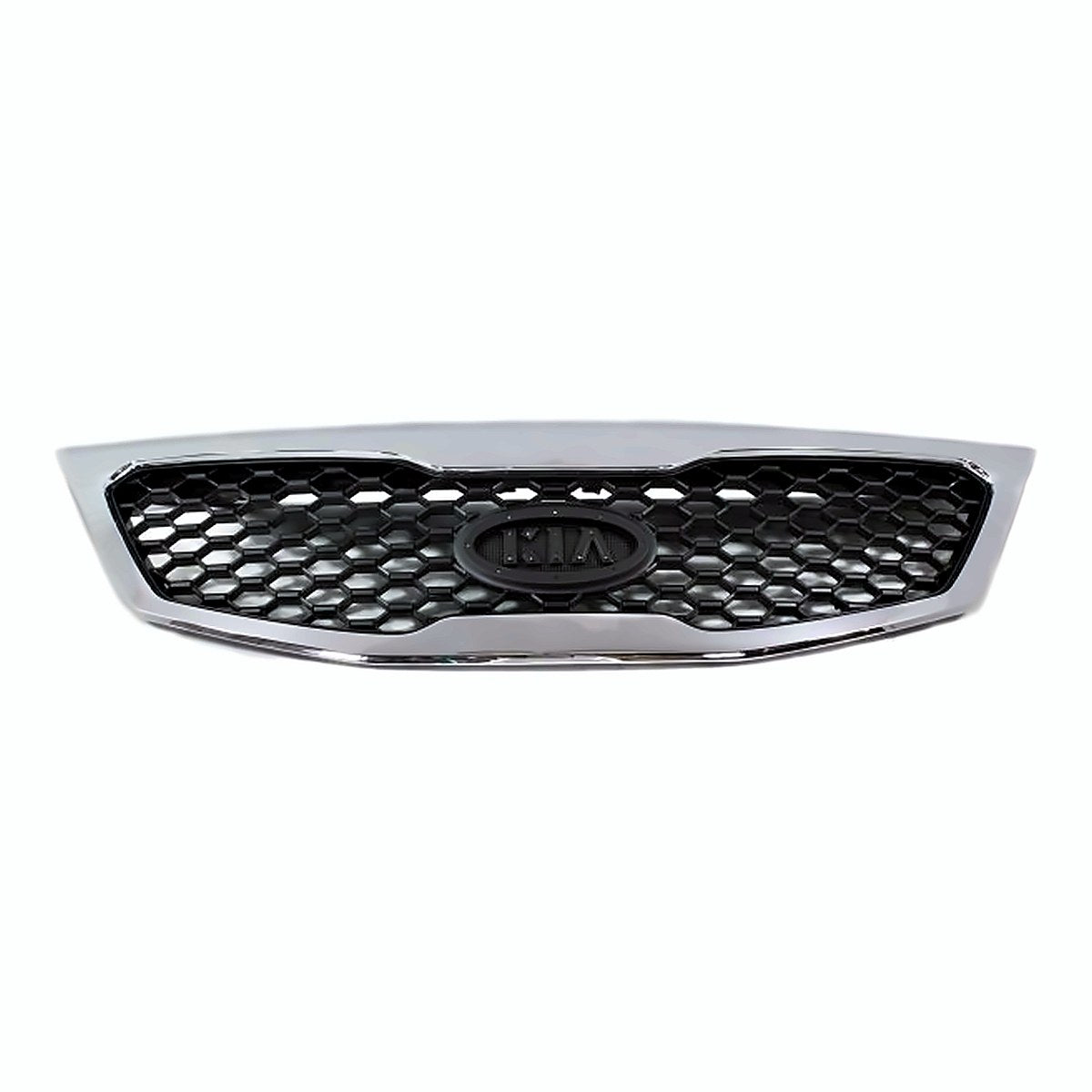 2011-2013 Kia Sorento Grille Chrome/Black Ex/Lx – Front View (KI1200140)