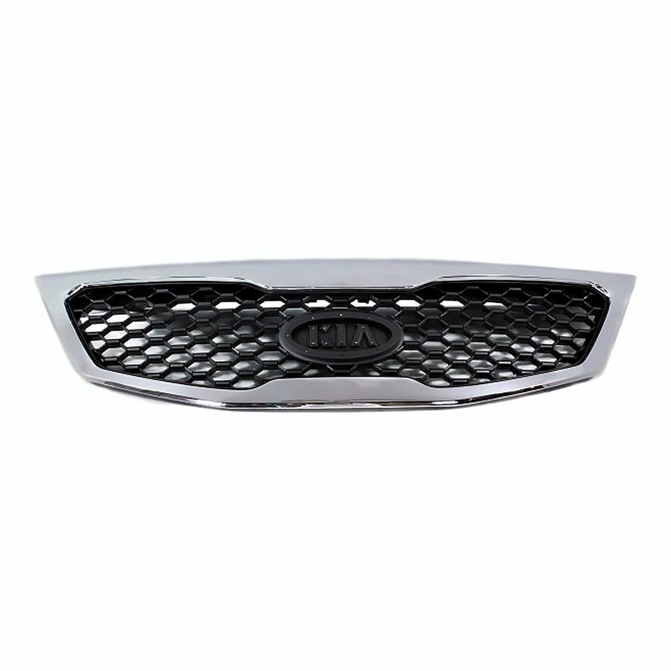 2011-2013 Kia Sorento Grille Chrome/Black Ex/Lx – Front View (KI1200140)