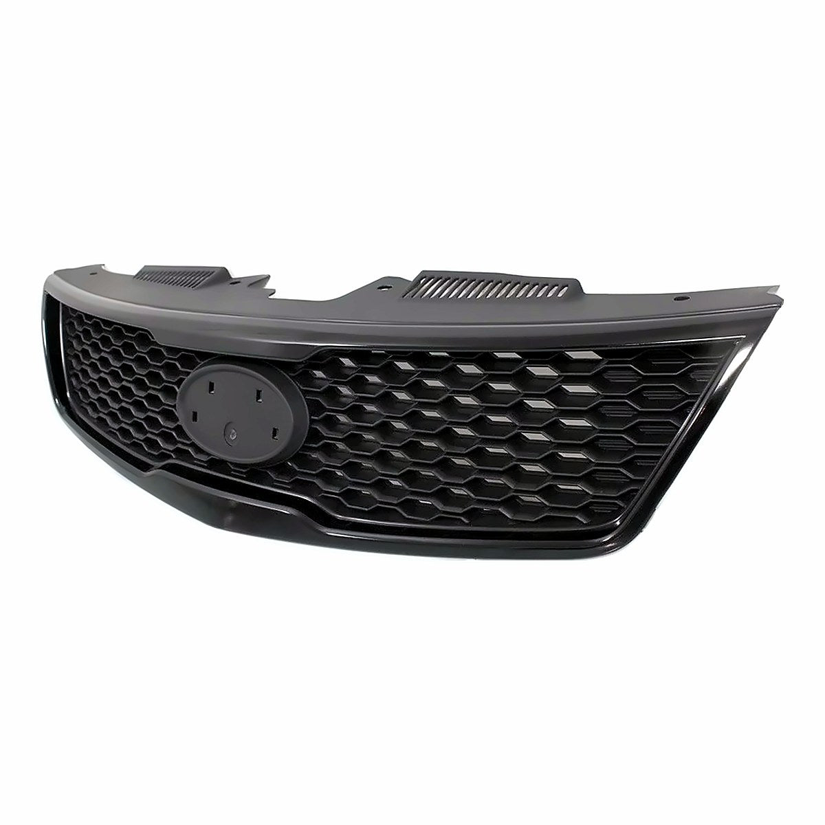 2010-2013 Kia Forte_Koup_(Coupe) Grille Matt-Black Partial Painted Silver Gray (Koup) – Side View (KI1200142)