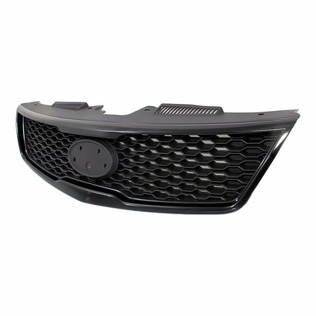 2010-2013 Kia Forte_Koup_(Coupe) Grille Matt-Black Partial Painted Silver Gray (Koup) – Side View (KI1200142)