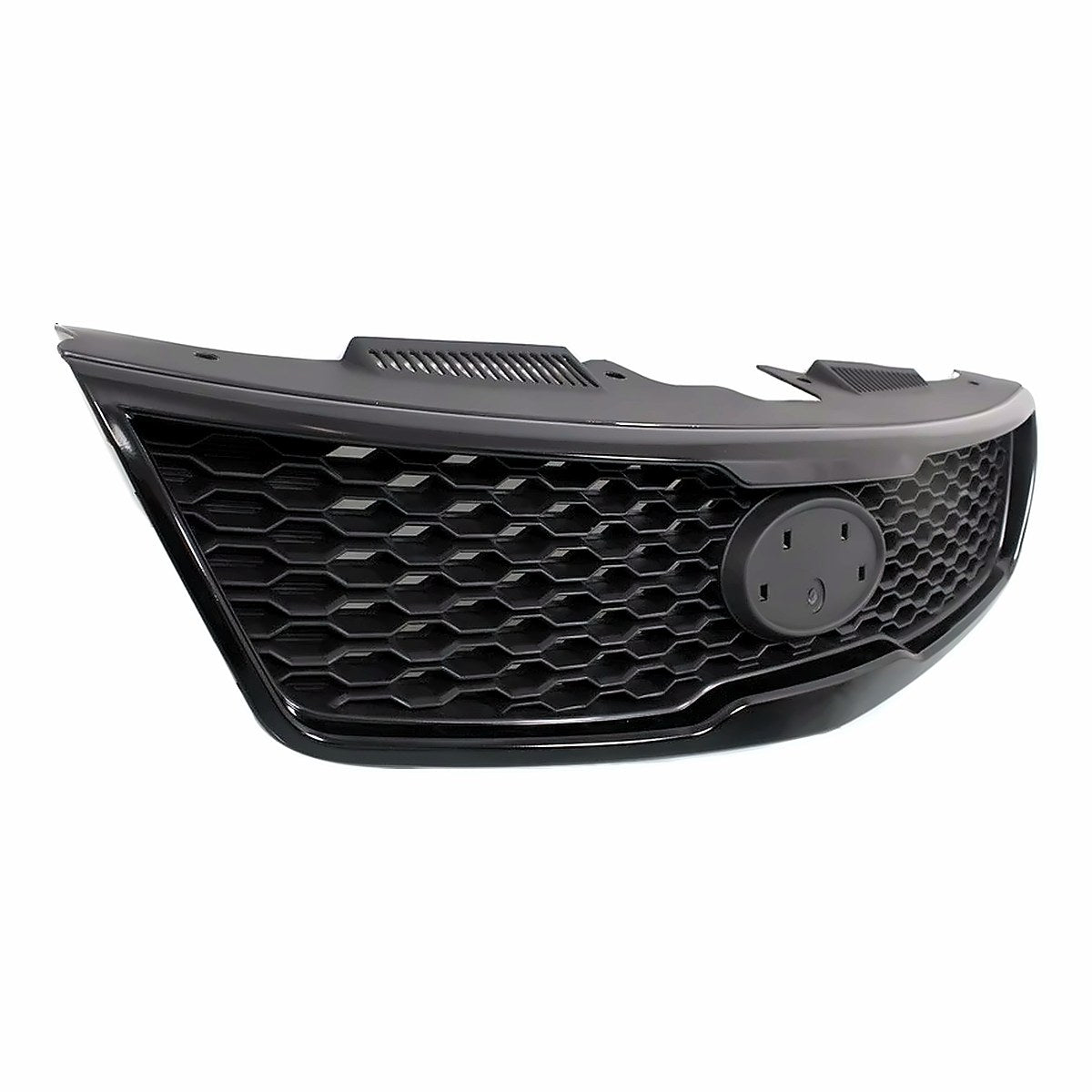 2010-2013 Kia Forte_Koup_(Coupe) Grille Matt-Black Partial Painted Silver Gray (Koup) – Side View (KI1200142)