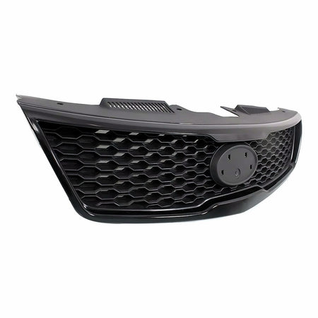 2010-2013 Kia Forte_Koup_(Coupe) Grille Matt-Black Partial Painted Silver Gray (Koup) – Side View (KI1200142)