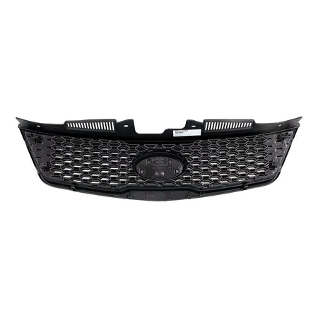 2010-2013 Kia Forte_Koup_(Coupe) Grille Matt-Black Partial Painted Silver Gray (Koup) – Back View (KI1200142)