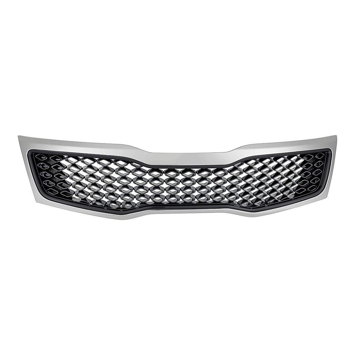 2011-2013 Kia Optima Grille With Chrome Moulding For Korea Built Ex And Lx Models – Front View (KI1200143)