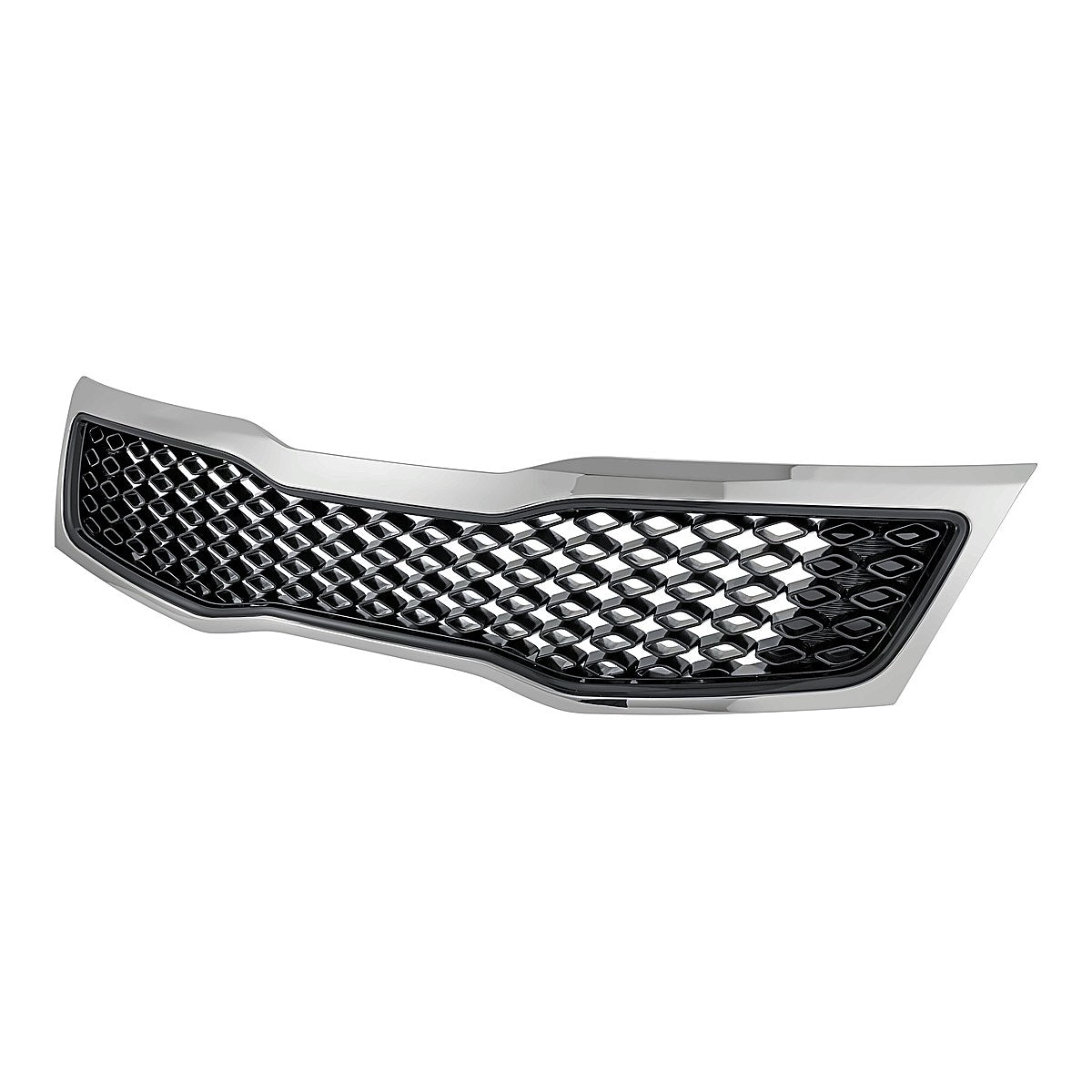 2011-2013 Kia Optima Grille With Chrome Moulding For Korea Built Ex And Lx Models – Side View (KI1200143)