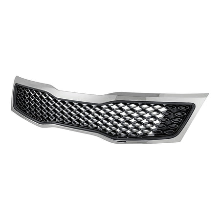 2011-2013 Kia Optima Grille With Chrome Moulding For Korea Built Ex And Lx Models – Side View (KI1200143)