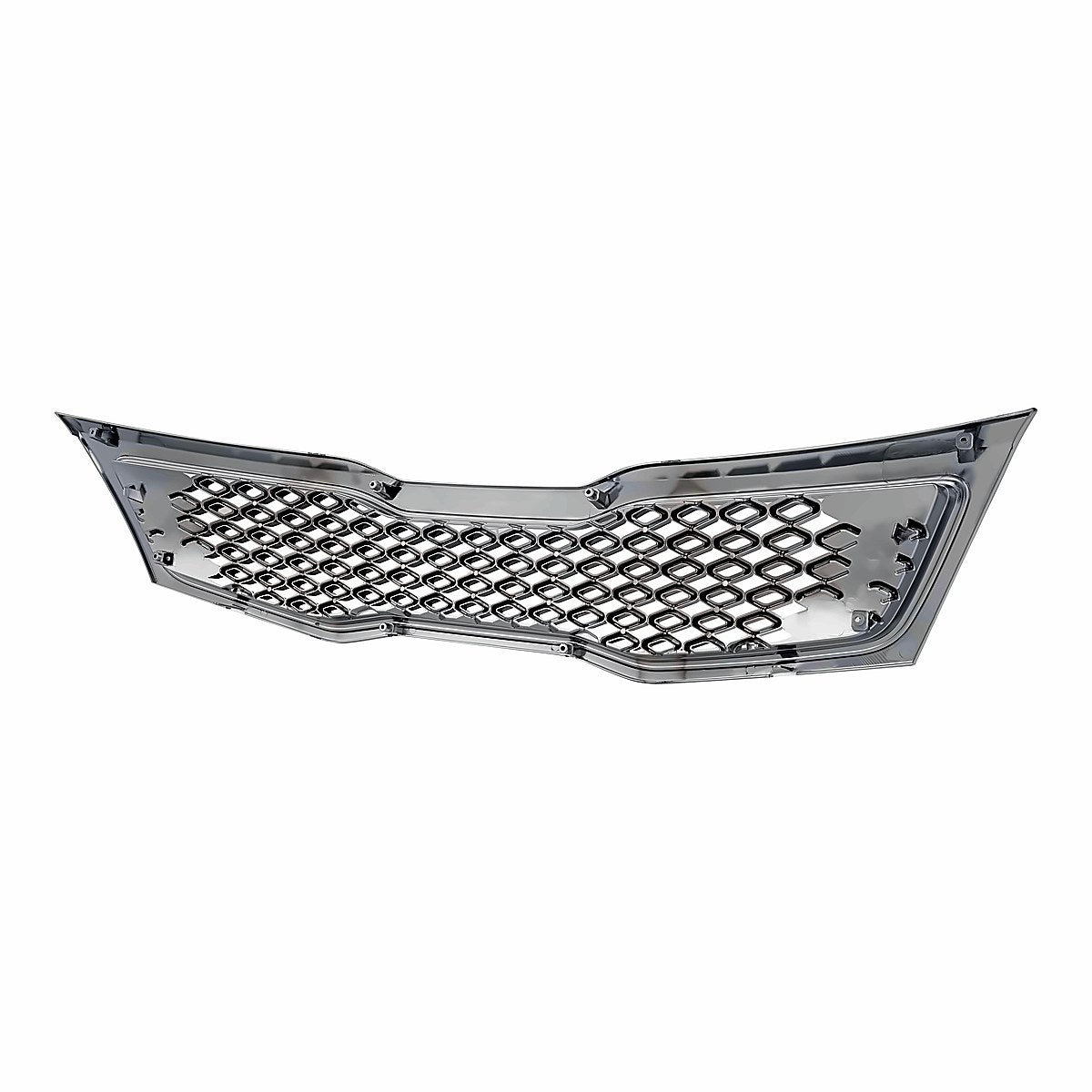 2011-2013 Kia Optima Grille With Chrome Moulding For Korea Built Ex And Lx Models – Back View (KI1200143)