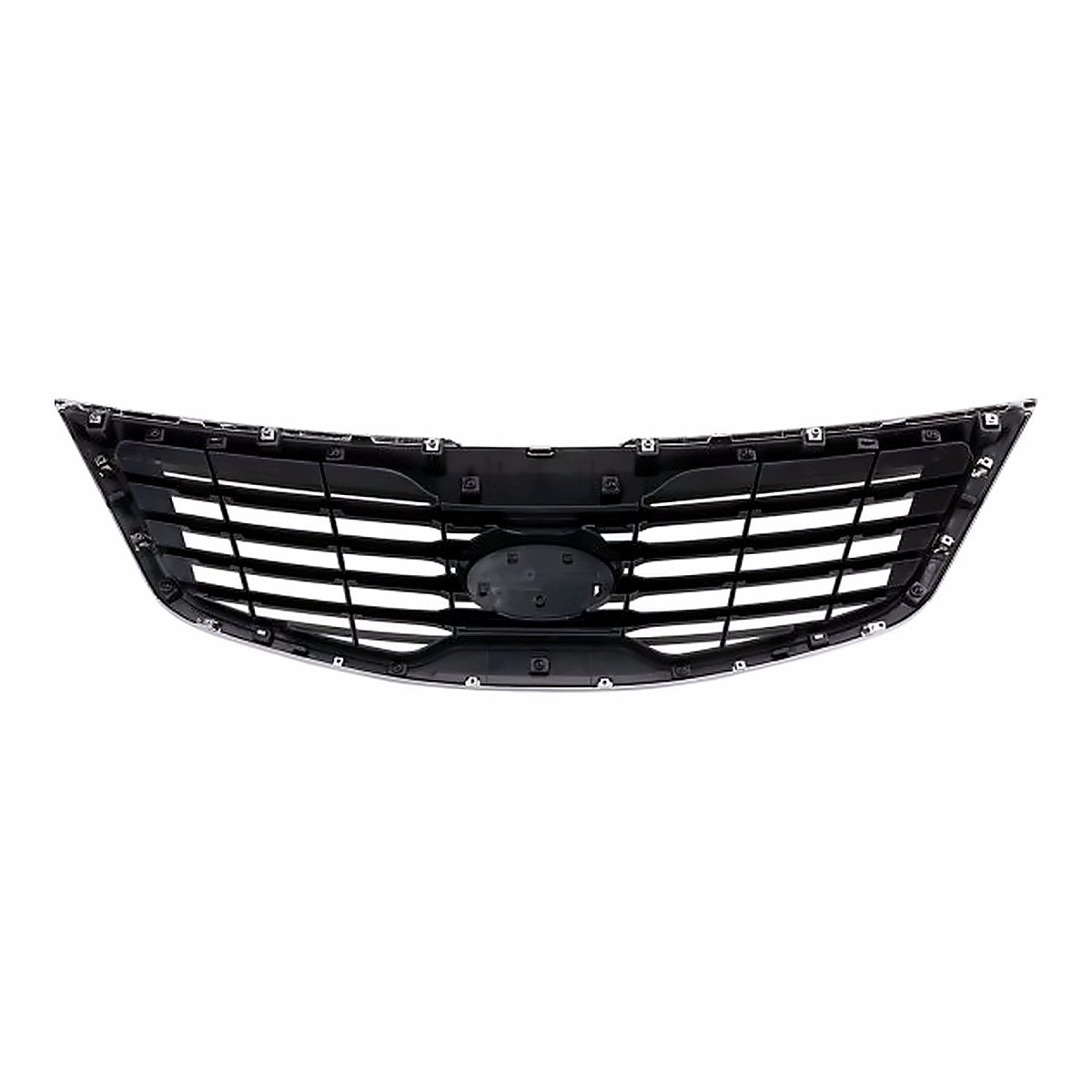 2011-2013 Kia Sportage Grille Paint Silver Gray With Chrome Mldg – Back View (KI1200147)