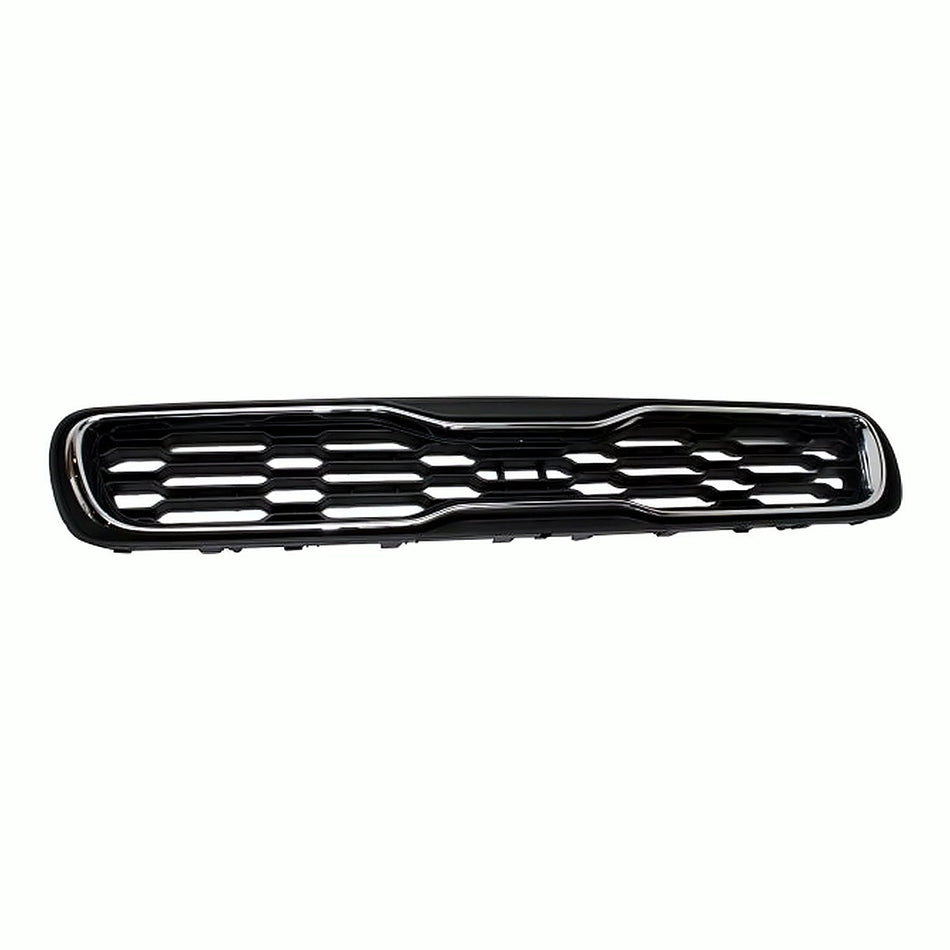 2012-2013 Kia Soul Grille Black With Chrome Moulding – Front View (KI1200149)