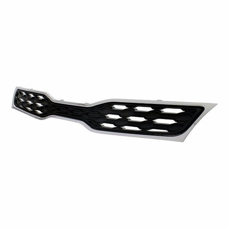2012-2015 Kia Rio_Hatchback Grille Upper Chrome/Black With Fog Light Hole Type – Side View (KI1200152)