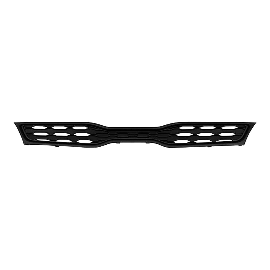 2012-2015 Kia Rio_Hatchback Grille Upper Matte-Black Without Fog Light Type – Front View (KI1200153)