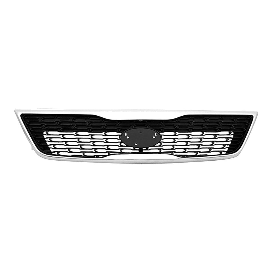 2014-2015 Kia Sorento Grille Painted Black With Chrome Moulding – KI1200155