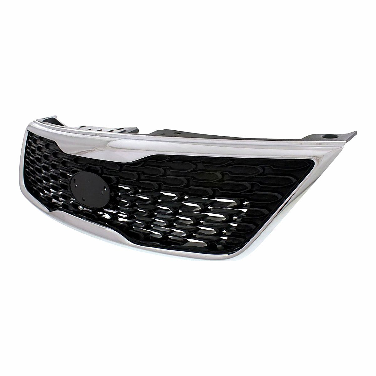 2014-2015 Kia Sorento Grille Painted Black With Chrome Moulding – KI1200155-2