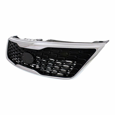 2014-2015 Kia Sorento Grille Painted Black With Chrome Moulding – KI1200155-2