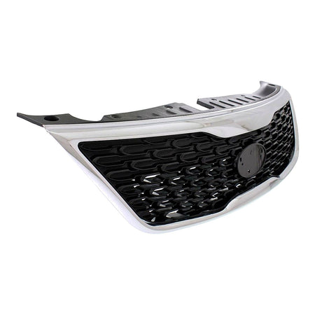 2014-2015 Kia Sorento Grille Painted Black With Chrome Moulding – KI1200155-3