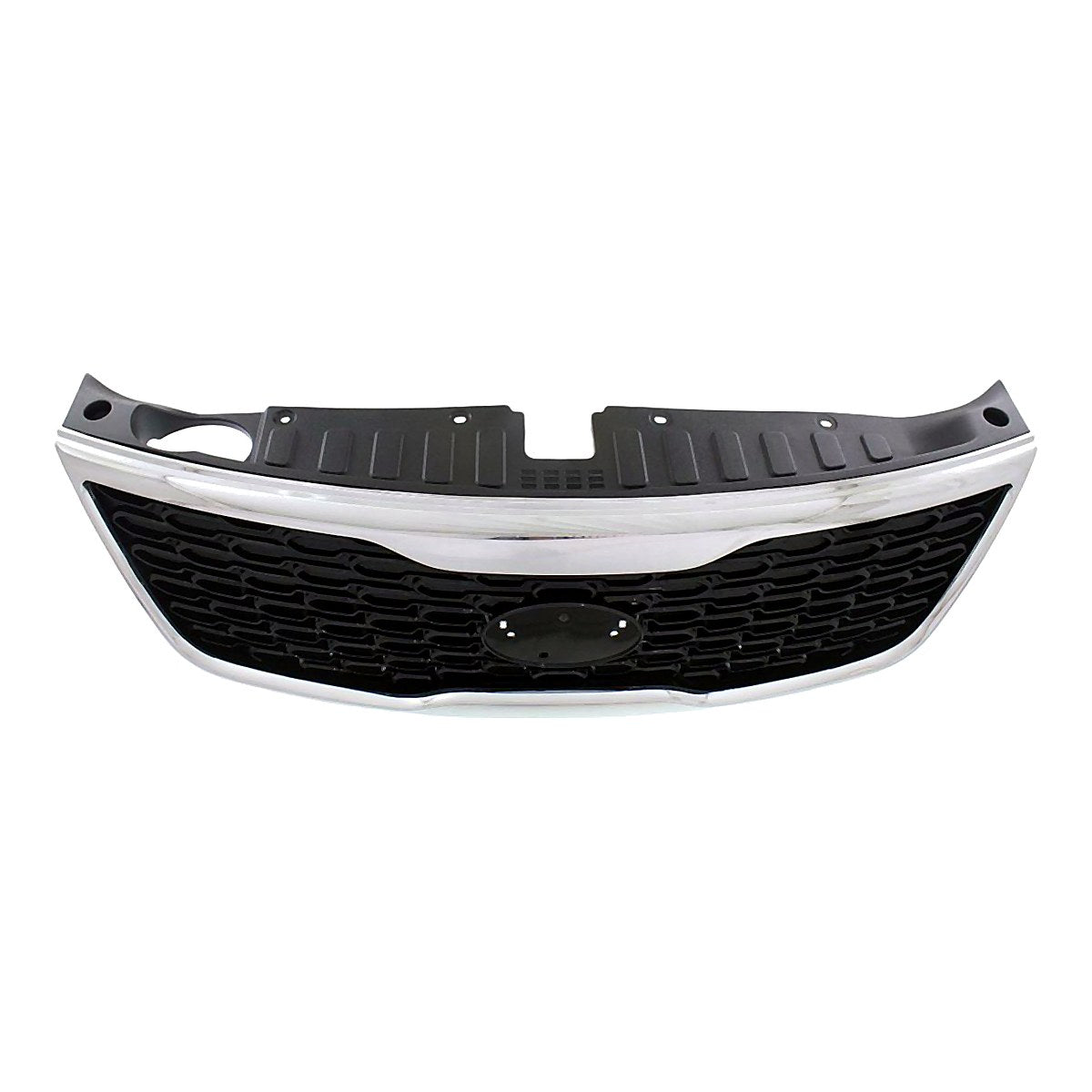 2014-2015 Kia Sorento Grille Painted Black With Chrome Moulding – KI1200155-4