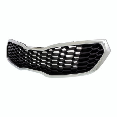 2014-2016 Kia Forte Grille Painted Dark Silver With Chrome Moulding For Ex – Side View (KI1200156)