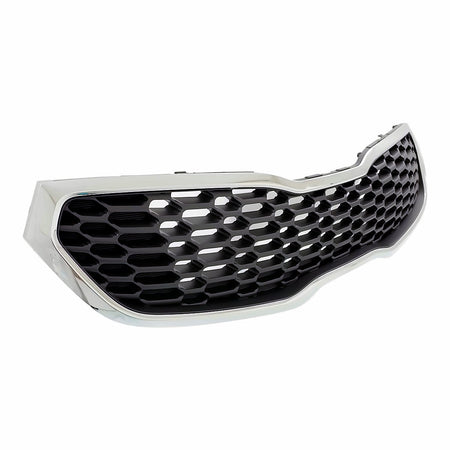 2014-2016 Kia Forte Grille Painted Dark Silver With Chrome Moulding For Ex – Side View (KI1200156)