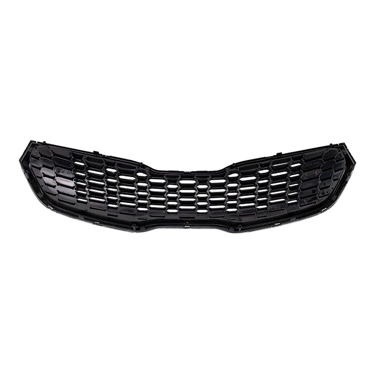 2014-2016 Kia Forte Grille Painted Dark Silver With Chrome Moulding For Ex – Back View (KI1200156)