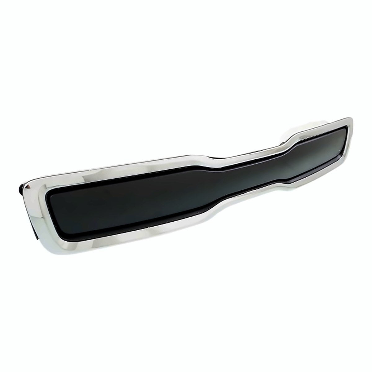 2014-2016 Kia Soul Grille With Chrome Moulding Matte Black Textured – Side View (KI1200158)
