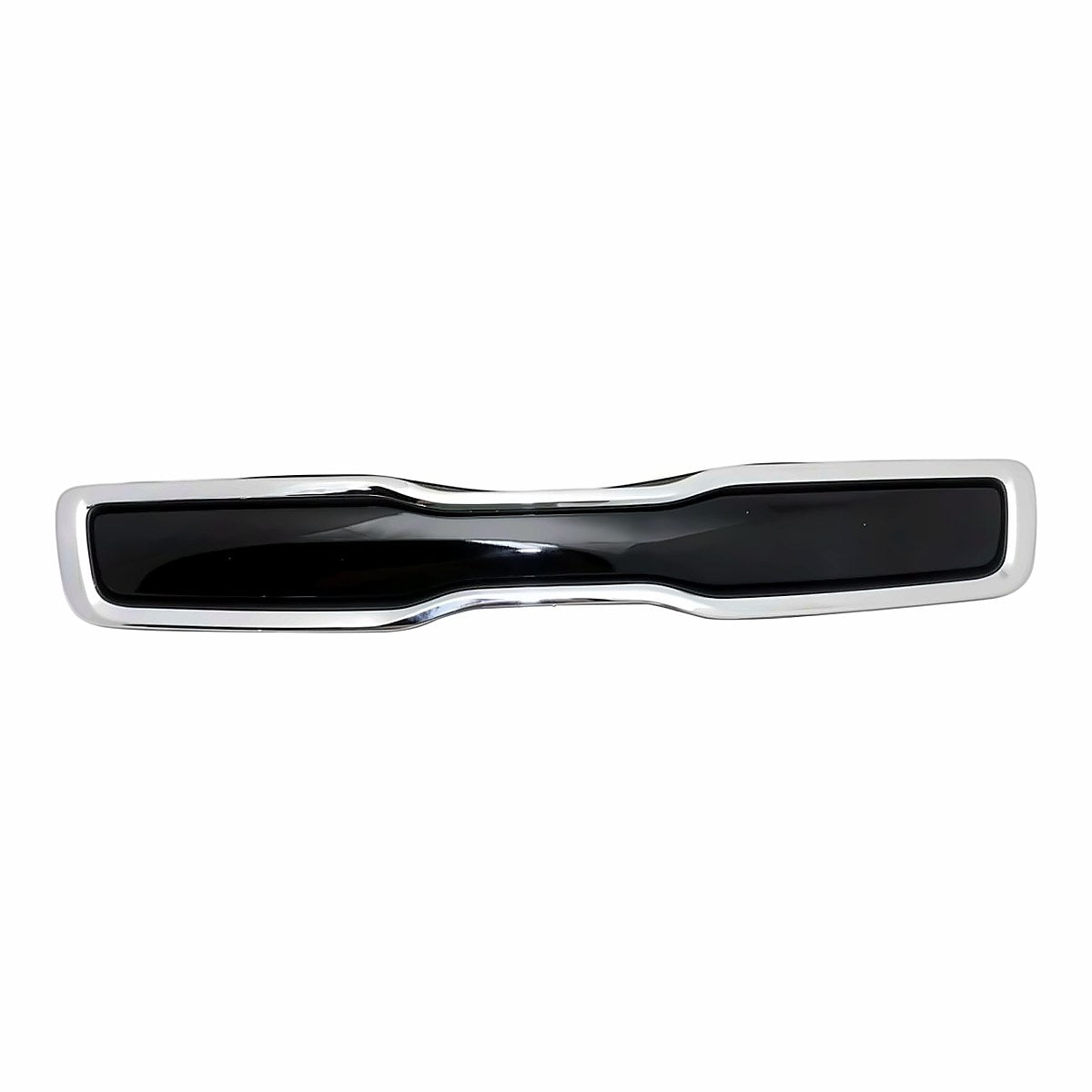 2014-2016 Kia Soul Grille With Chrome Moulding Without Base Shiny Black – Front View (KI1200159)