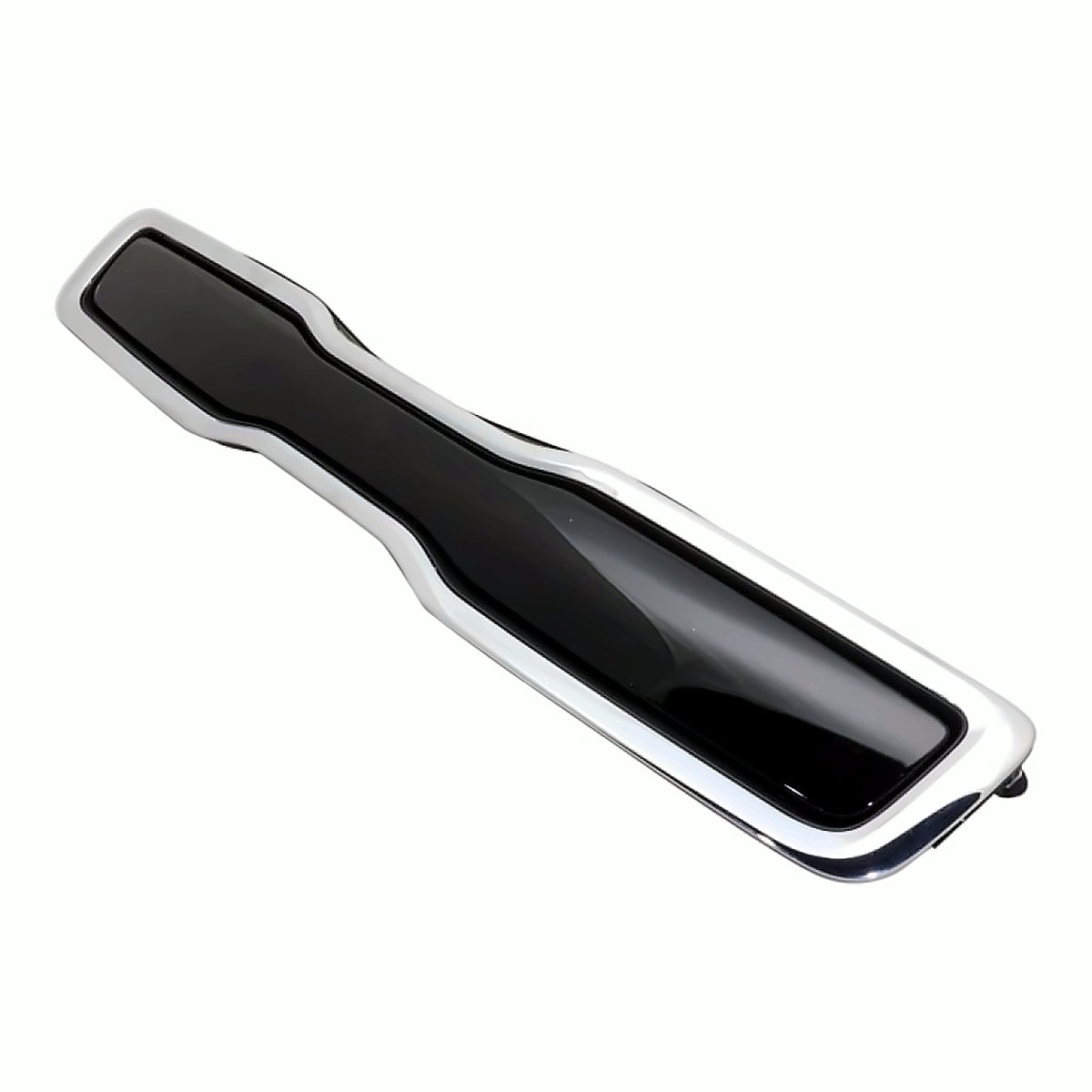 2014-2016 Kia Soul Grille With Chrome Moulding Without Base Shiny Black – Side View (KI1200159)
