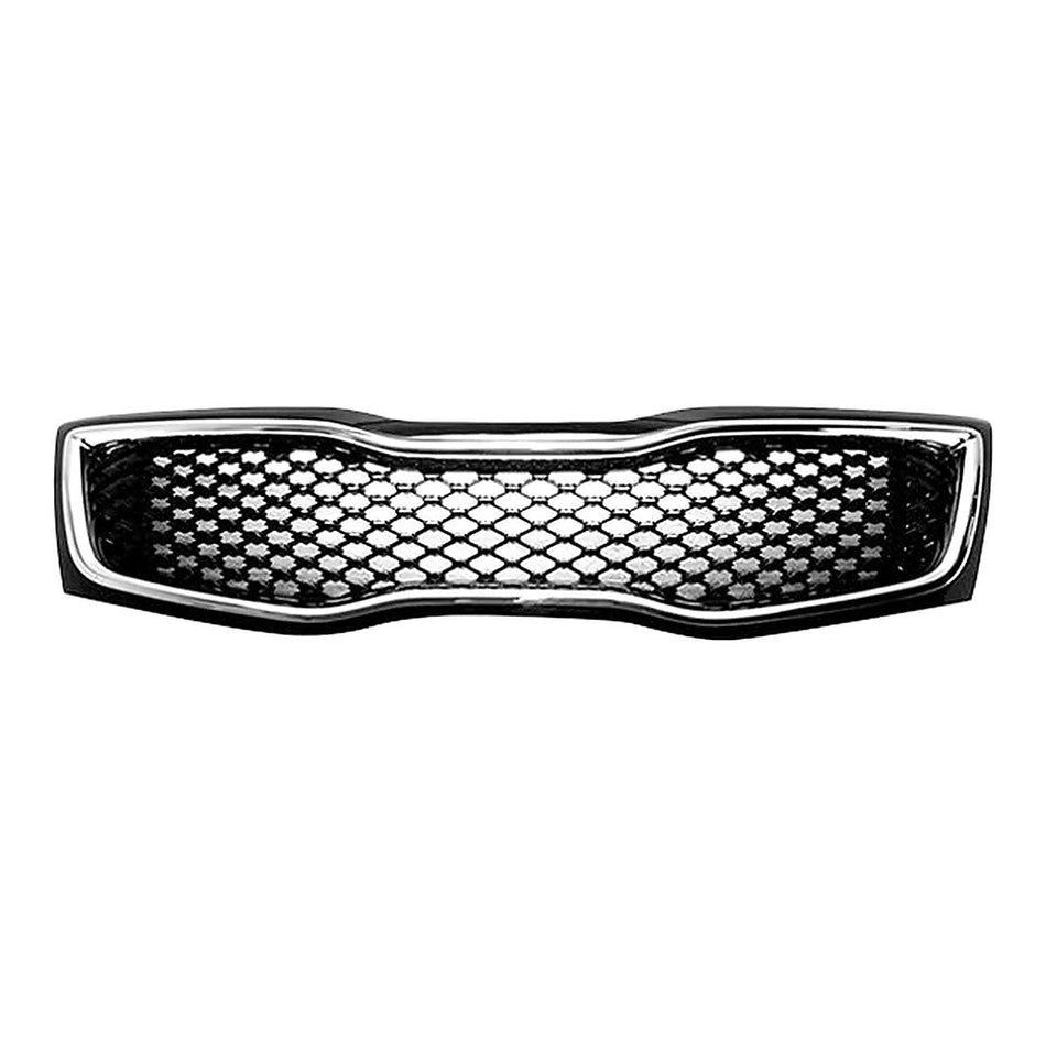 2014-2015 Kia Optima Grille Painted Black With Chrome Moulding Usa Built Sx/Sx-T/Limited – Front View (KI1200161)