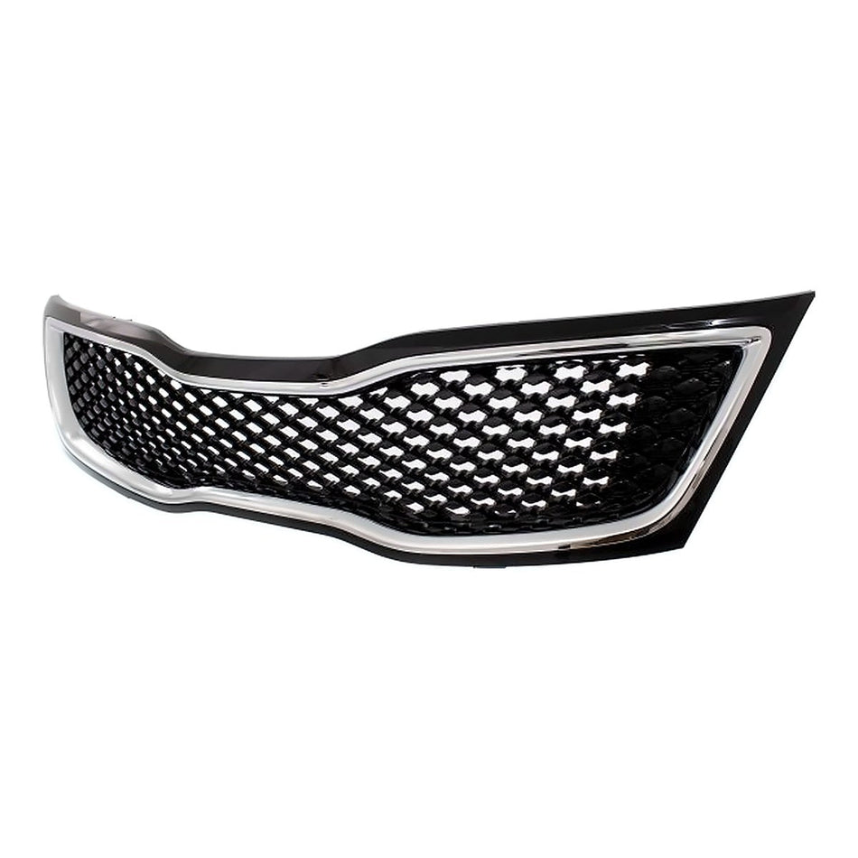 2014-2015 Kia Optima Grille Painted Black With Chrome Moulding Usa Built Sx/Sx-T/Limited – Side View (KI1200161)