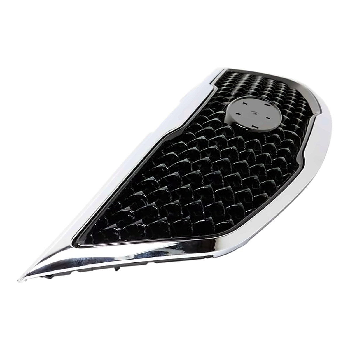 2014-2016 Kia Sportage Grille With Chrome Moulding 2.4L Painted Black – Side View (KI1200162)