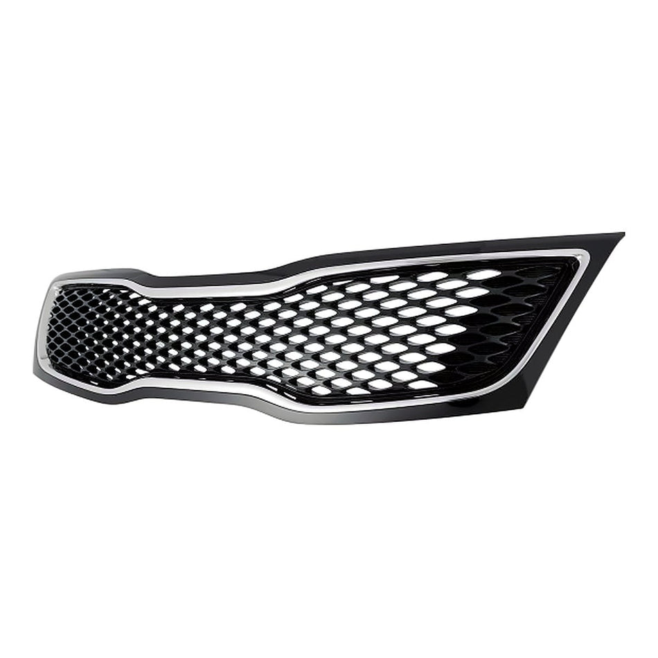 2014-2015 Kia Optima Grille Painted Black With Chrome Moulding Usa Built Lx/Ex – Side View (KI1200163)