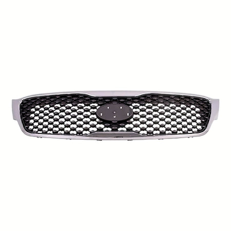 2016-2018 Kia Sorento Grille Matte Dark Gray With Chrome Frontame L/Lx/Ex – Front View (KI1200181)
