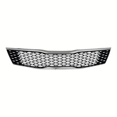 2016-2018 Kia Optima Grille Dark Metallic With Upper/Lower Smoke Chrome Moulding Without Adaptive Cruise – Front View (KI1200188)