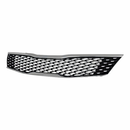 2016-2018 Kia Optima Grille Dark Metallic With Upper/Lower Smoke Chrome Moulding Without Adaptive Cruise – Side View (KI1200188)
