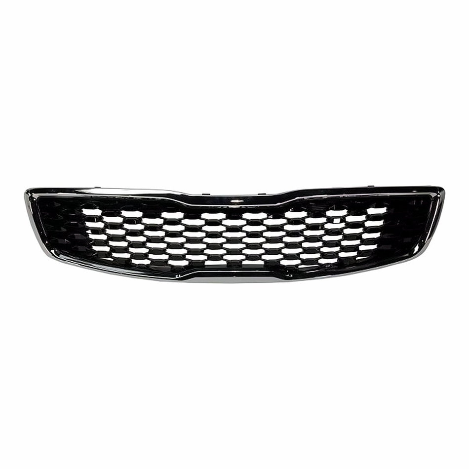 2017-2018 Kia Forte Grille Ptd Black With Smoked Frontame – Front View (KI1200191)