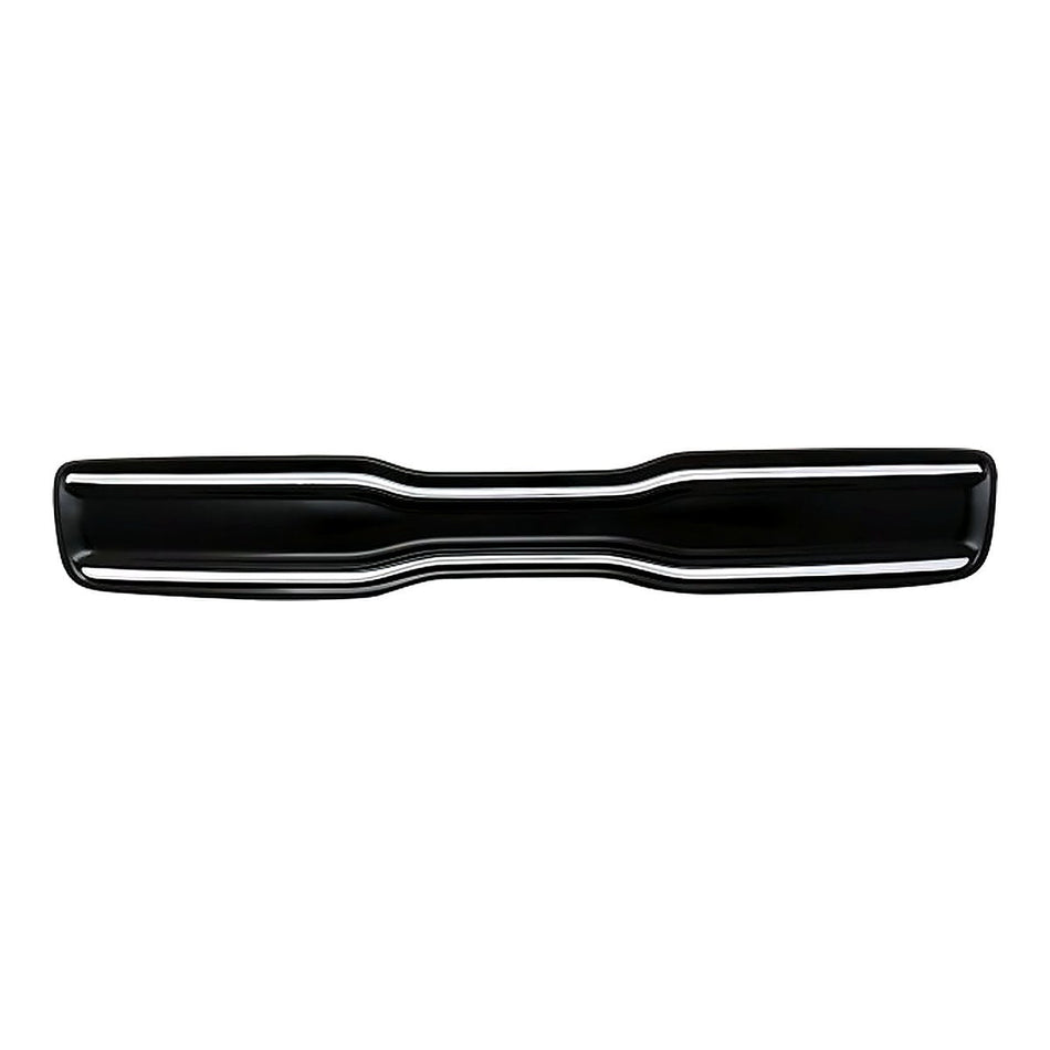 2017-2019 Kia Soul Grille Glossy Black With Chrome Bars – Front View (KI1200193)