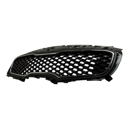 2017-2019 Kia Sportage Grille Matte Black Center With Chrome Frontame – Side View (KI1200194)