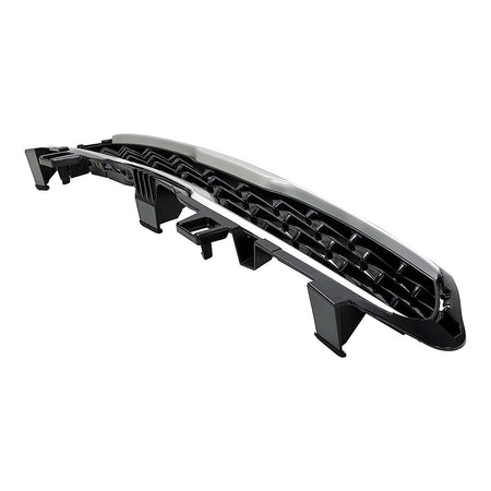 2019-2021 Kia Forte Grille Matte Black With Silver/Gray Moulding Front/Lxs Model – Side View (KI1200204)